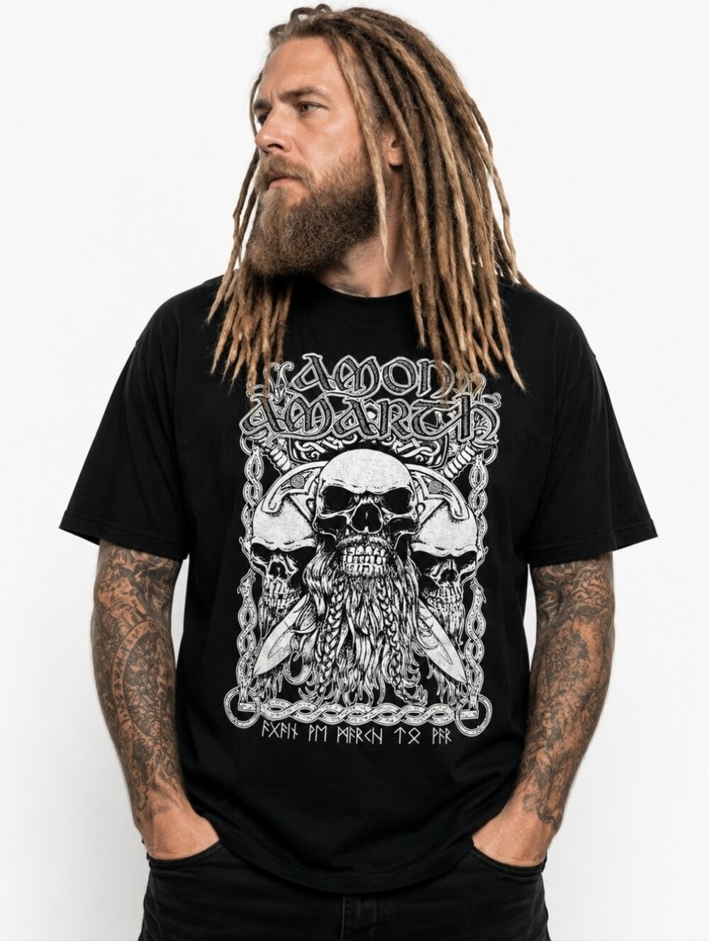 Amon Amarth Bearded Skull Viking Shirt